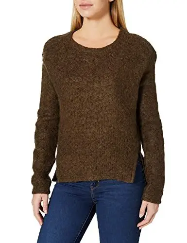 Produktbild: Scotch & Soda Maison Damen Sweatshirt Fluffy Boucle Sweat, Grün (Hunter Green 75), 38 (Herstellergröße: 2)