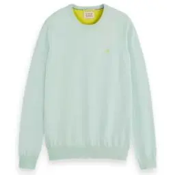 Produktbild: Scotch & Soda Men's Essential Crewneck Pullover Sweater, Seafoam, XL