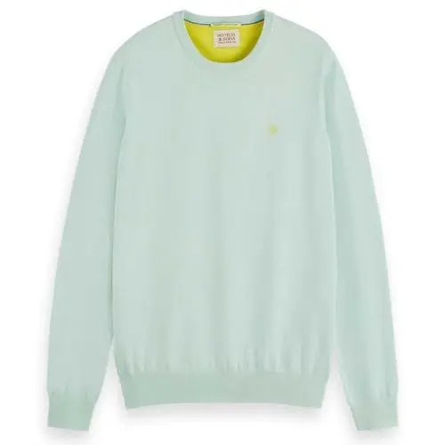 Produktbild: Scotch & Soda Men's Essential Crewneck Pullover Sweater, Seafoam, XL