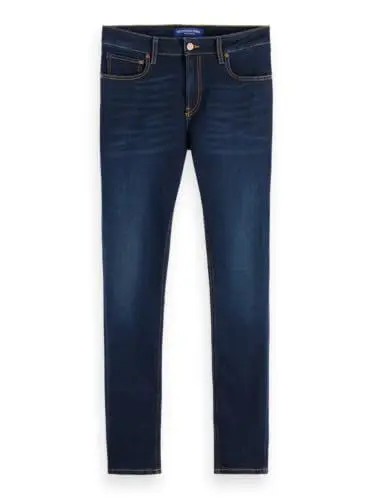 Produktbild: Scotch & Soda Men's Skim Skinny-Fit Jeans, Beaten Blue, 36-34