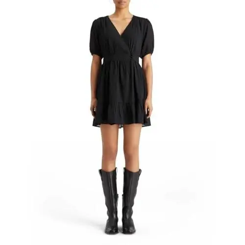Produktbild: Scotch & Soda Women's Mini wrap Casual Dress, Evening Black, 42