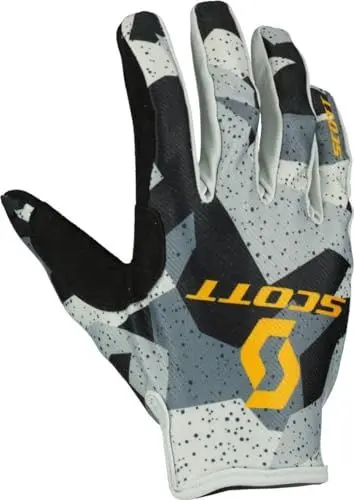 Produktbild: Scott 350 Fury Evo Kinder MX Motocross/DH Fahrrad Handschuhe grau/schwarz/gelb 2023: Größe: S (5.5)