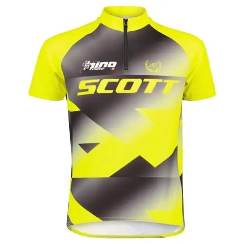 Produktbild: Scott RC Pro Junior Kinder Fahrrad Trikot kurz schwarz/gelb 2022: Größe: S (128)