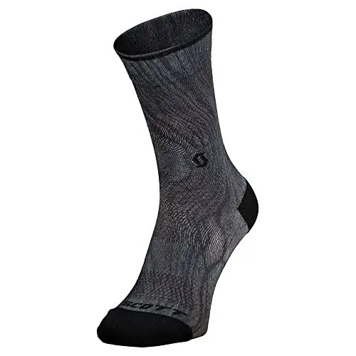 Produktbild: Scott Unisex CALCETIN TRAIL WOOD CREW Füßlinge, BLACK/DARK GREY,