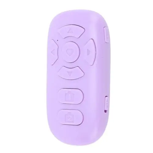 Produktbild: Scrolling-Ring für TikTok, Page Turner für die Kindle-App, Bluetooth-Kamera-Fernauslöser, Fernbedienung (Purple)