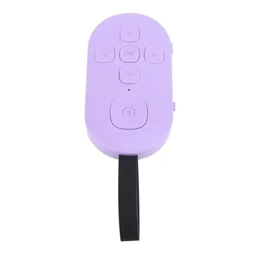 Produktbild: Scrolling-Ring für TikTok, Page Turner für die Kindle-App, Bluetooth-Kamera-Fernauslöser, Fernbedienung für und Android-Geräte (Purple)