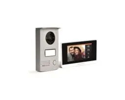 Produktbild: SCS Sentinel, PVF0040, drahtgebundene Video-Türsprechanlage, 2-Draht-Video-Türsprechanlage mit 4,3 „ Touchscreen, Türstation, Türklingel, Adapter, VisioDoor 4.3+, 5 Jahre Garantie.