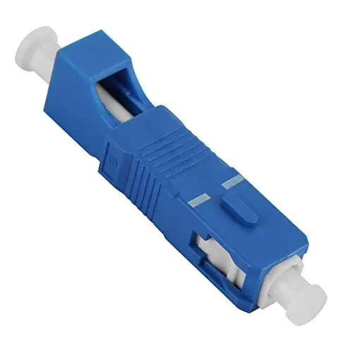 Produktbild: SC-Stecker auf LC-Buchse, Singlemode-Glasfaser-Hybrid-Optik-Adapter-Konverter
