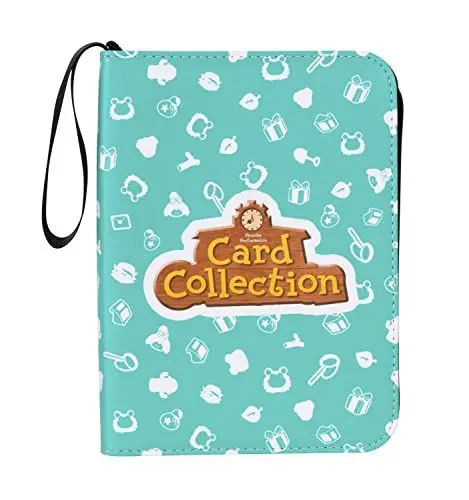 Produktbild: SCUTES DELUXE Sammelkarten Album türkis | kompatibel mit Amiibo Animal Crossing Sammelkarten