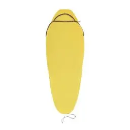 Produktbild: Sea to Summit - Reactor Schlafsack-Liner - Compact Mummy mit Kordelzug - Thermolite für Thermo-Boost - Geruchskontrolle - Ultra-Sil Packsack - Für Wanderungen & Camping - Yellow - 268 g