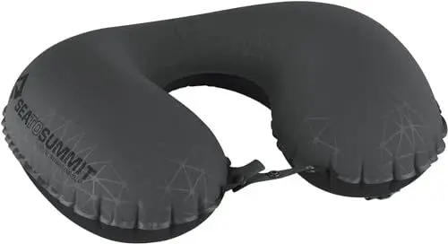 Produktbild: Sea to Summit - Aeros Premium Lendenkissen - Aufblasbares Stützkissen - Entlastung des unteren Rückens - Polyestergewebe 50D - Kompakte Reisetasche - Arbeit, Reisen & Autofahrten - Grey - 70g