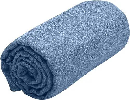 Produktbild: Sea to Summit - Airlite Towel Reisehandtuch L - Badetuch - Mikrofaser - Saugfähig & Schnelltrocknend - Ultraleicht - Kompakt - Wandern - 60 x 120cm - Moonlight Blue - 67g