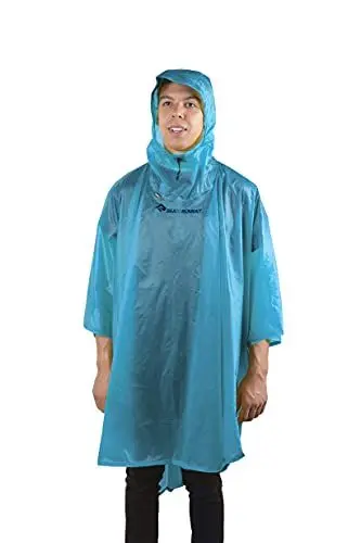 Produktbild: Sea to Summit - Ultra-Sil Nano Poncho - Ultraleichter & Wasserdichter Regencape - Mit Kapuze - Doppelter Regenschutz & Packsack - Wandern - 145 g