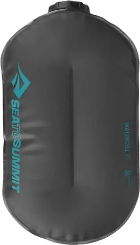 Produktbild: Sea to Summit - Watercell X 6L - Wasserbehälter & -Spender - Durchflusskontrolle & Duschkopf - BPA-freie Innenbeschichtung aus TPU - Kompakt - Wandern & Camping - 35 x 23 x 10.5cm - Smoke - 150g