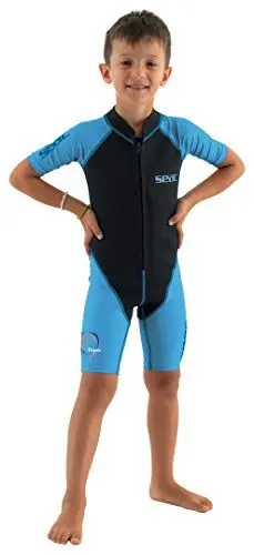 Produktbild: Seac Dolphin, Tauchanzug Shorty für Kinder aus 1,5 mm Neopren und Lycra geeignet für Schwimmen, Schnorcheln und Wasserspiele
