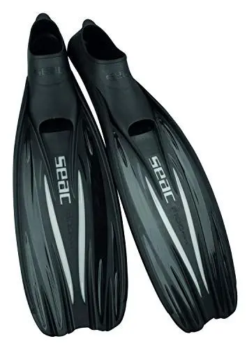 Produktbild: Seac F 100 Pro, Pinne da Subacquea Ultra Leggera a Scarpetta Chiusa, per Immersioni e Snorkeling, Nero, 42/43