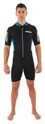 Produktbild: Seac Men's Look Man Neoprenshorty zum Schnorcheln, Tauchen und für Wasseraktivitäten für Kinder, 2,5 mm Neopren, schwarz/blau, XL