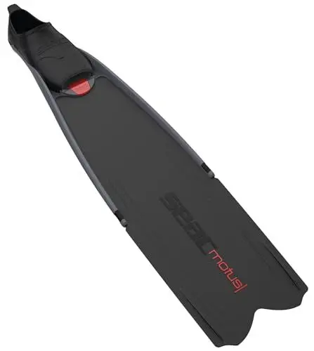 Produktbild: Seac Motus Langen Flossen Fußteil, Ideal für Tauchen und Apnöetauchen, schwarz, 39/40