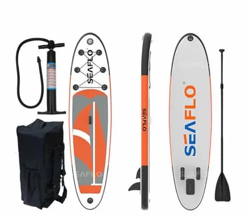 Produktbild: SEAFLO SUP Board Stand Up Paddle Surf-Board aufblasbar inkl.Paddel ISUP 305cm 10