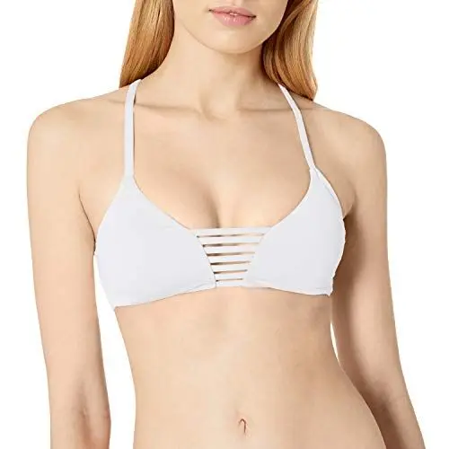 Produktbild: Seafolly Damen Active Multi Rouleau Bralette Bikinioberteil, Weiß White), 32 (Herstellergröße: 6)
