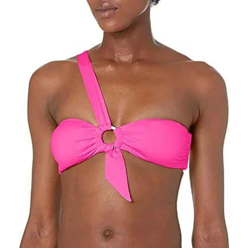 Produktbild: Seafolly Damen Active Ring Front Bandeau Bikinioberteil Rosa Ultra Pink), 36 (Herstellergröße: 10)
