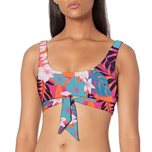 Produktbild: Seafolly Damen Copacabana Tank Bikinioberteil, Mehrfarbig (Ultra Pink Ultra Pink), 34 (Herstellergröße: 8)