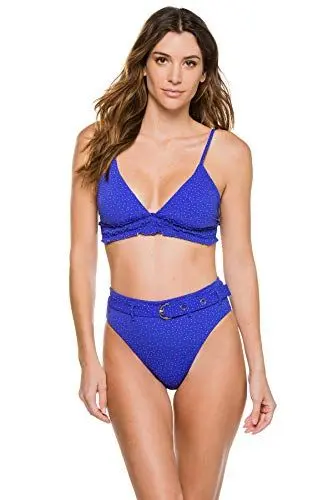 Produktbild: Seafolly Damen EL Dorado Bralette Bikinioberteil, Blau (Cobalt Ditsy Cobalt Ditsy), 40 (Herstellergröße: 14)