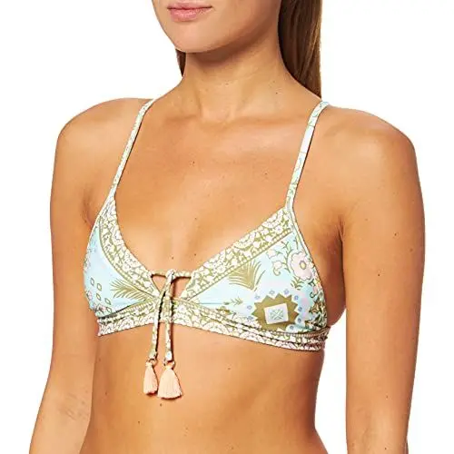Produktbild: Seafolly Damen Free Spirit Fixed Tri Bra Bikinioberteil, Türkis (Fresh Mint Fresh Mint), 32 (Herstellergröße: 6)