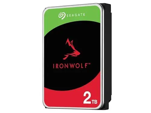 Produktbild: Seagate IronWolf 2TB 256MB 3.5 Zoll SATA 6Gb/s Interne CMR NAS Festplatte