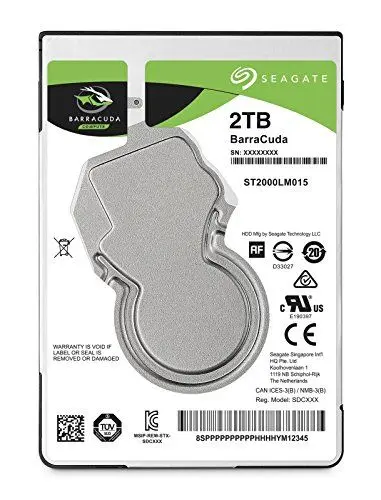 Produktbild: Seagate Barracuda 2TB 2,5