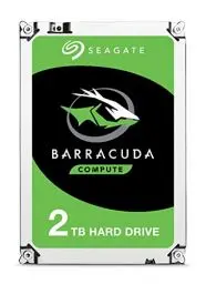 Produktbild: Seagate Barracuda 2TB interne Festplatte HDD, 3.5 Zoll, 7200 U/Min, 256 MB Cache, SATA 6GB/s, silber, Modellnr.: ST2000DM008