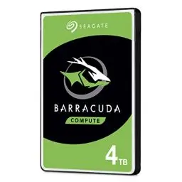 Produktbild: Seagate Barracuda 4TB interne Festplatte HDD, 2.5 Zoll, 5400 U/Min, 128 MB Cache, SATA 6GB/s, silber, Modellnr.: ST4000LM024