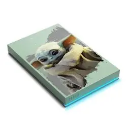 Produktbild: Seagate FireCuda 2TB tragbare externe Festplatte, kompatibel mit PS4, PS5, Xbox One/Series, PC, Star Wars Edition Grogu, USB 3.2, inkl. 3 Jahre Rescue Service (STKL2000404)