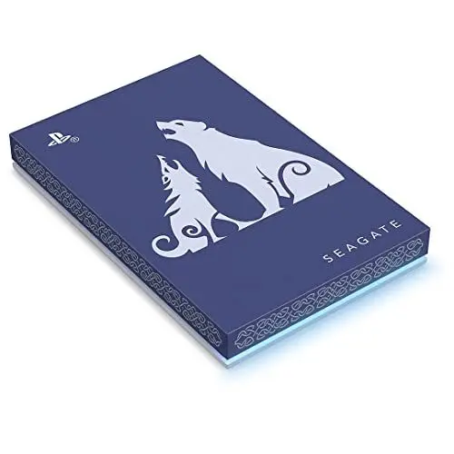 Produktbild: Seagate Game Drive PS4/PS5, 2TB, tragbare externe Festplatte, God of War Limited Edition, 2.5 Zoll, USB 3.0, Modellnr.: STLV2000200