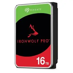 Produktbild: Seagate IronWolf Pro, NAS interne Festplatte 16TB HDD, 3.5 Zoll, 7200 U/Min, CMR, 256 MB Cache, SATA 6GB/s, silber, inkl. 3 Jahre Rescue Service, ST16000NE000