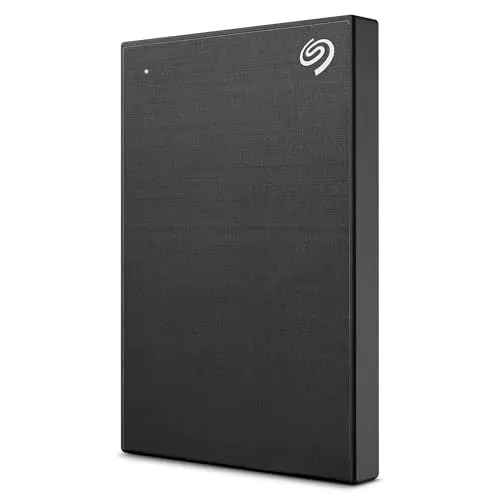 Produktbild: Seagate One Touch 2TB tragbare externe Festplatte, Hardwareverschlüsselung mit Kennwortzugriff, PC, Notebook & Mac, USB 3.0, Schwarz, inkl. 2 Jahre Rescue Service, Modellnr.: STKY2000400