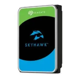 Produktbild: Seagate SkyHawk 8TB interne Festplatte HDD, Videoaufnahme bis zu 64 Kameras, 3.5 Zoll, 64 MB Cache, SATA 6GB/s, silber, FFP, inkl. 3 Jahre Rescue Service, Modellnr.: ST8000VX010