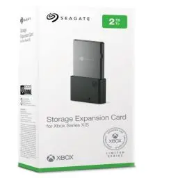 Produktbild: Seagate Speichererweiterungskarte Xbox Series X|S 2TB SSD, Plug and Play NVMe-Erweiterungs-SDD Xbox Series X|S, offiziel lizensiert, inkl. 2 Jahre Rescue Service, Modellnr.: STJR2000400