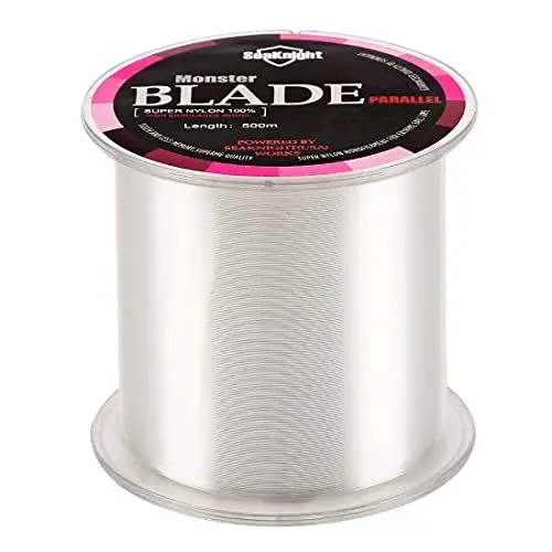 Produktbild: SeaKnight Blade Nylon Angelschnur Monofil Karpfen 500M/1000M Salzwasser Monofile Angelschnur Forelle 2-35LB Schwarz Weiß Blau Grün Gelb