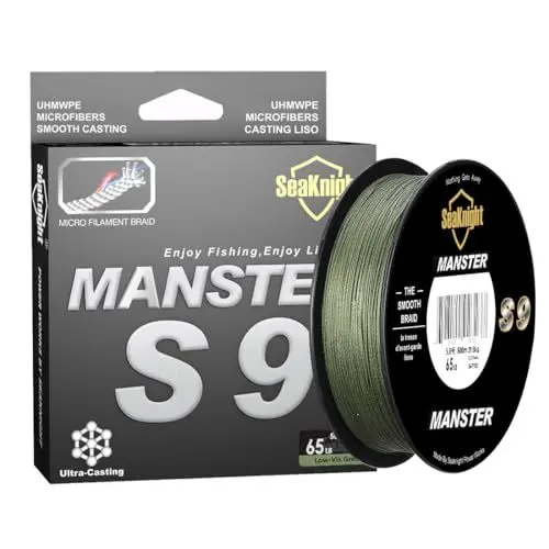 Produktbild: SeaKnight X9 9 Fach Angelschnur Geflochten Salzwasser 150M/300M/500M PE Geflochtene Angelschnur 9 Stränge Super Stark Karpfen Angelschnur Forelle 17-80LB