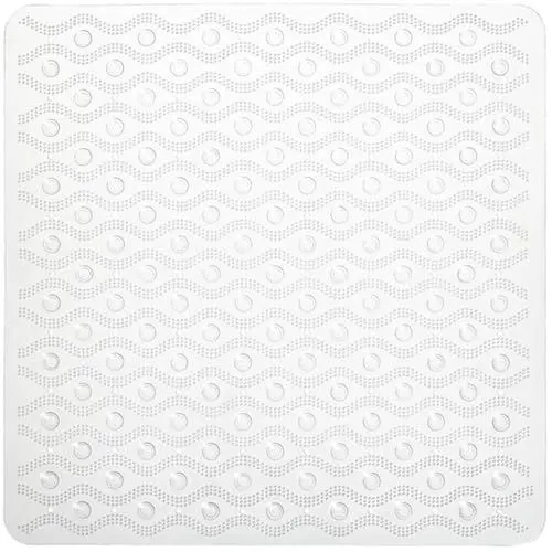 Produktbild: Sealskin Drip Sicherheitsmatte 55x55 cm, Duscheinlage aus PVC, sicherer Halt in Dusche und Badewanne, Farbe: Transparent