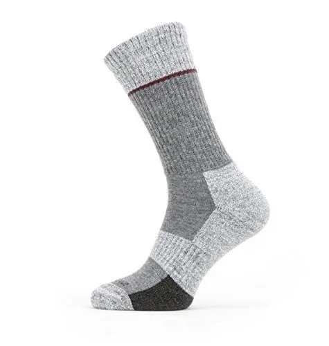 Produktbild: SealSkinz Solo Nicht Wasserdichte Schnell Trocknende Socken – Mittellang, Schwarz/Grau, M