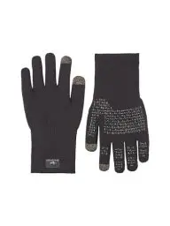 Produktbild: SealSkinz Unisex Allwetter Ultra Grip-Strickhandschuh – Schwarz, M