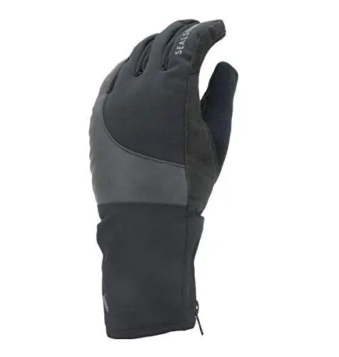Produktbild: SEALSKINZ Unisex Wasserdichter Kaltes Wetter Reflektierender Handschuh für Radfahren - Schwarz, S