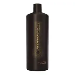 Produktbild: SEBASTIAN PROFESSIONAL DARK OIL – Shampoo mit Jojoba- und Arganöl (1000 ml) – schwereloses Haarshampoo für geschmeidig glänzende Haare mit luxuriösem Duft – glättet und pflegt