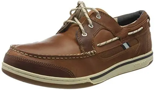 Produktbild: Sebago Herren Triton Three Eyelets FGL Bootschuhe, Braun (Brown Cognac 907), 47 EU