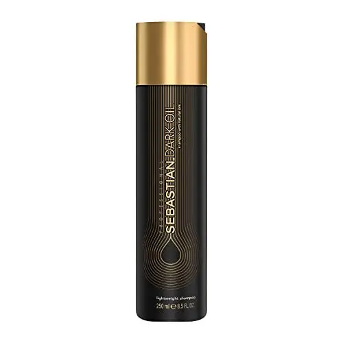 Produktbild: SEBASTIAN PROFESSIONAL DARK OIL – Schwereloses Shampoo für alle Haartypen – mit Jojoba- und Arganöl – für sanfte Pflege und intensiven Glanz – 250 ml