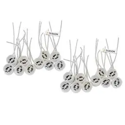 Produktbild: SEBSON GU10 Fassungen für GU10 Leuchtmittel 230V, 20er Set, LED und Halogen Lampen geeignet, Fassungen aus Keramik für Einbaustrahler