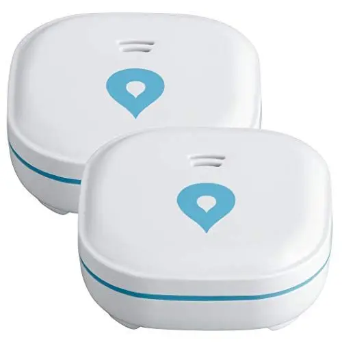 Produktbild: SEBSON Wassermelder Mini GS153, 10 Jahres Langzeit-Batterie, Wasseralarm, Wasserwächter 60x60x24,2mm, Wassersensor mit Lithium Batterie, 2er Pack