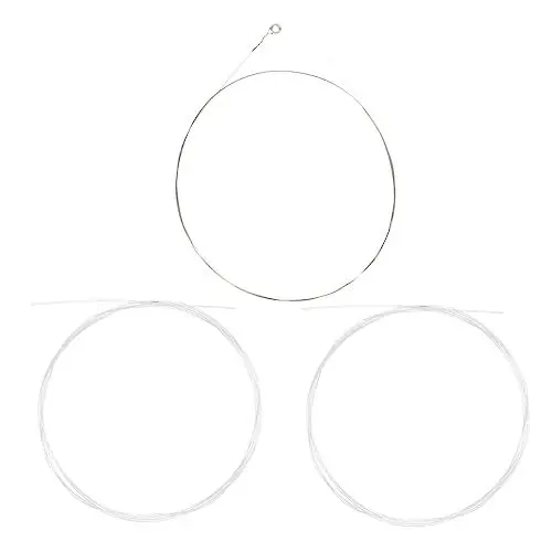 Produktbild: SECFOU 3stücke Balalaika Nylon Saiten Ersatz Saiten Für Balalaika Robuste Langlebige Zum Ersetzen Verschleißfest Für Professionelle Nutzung